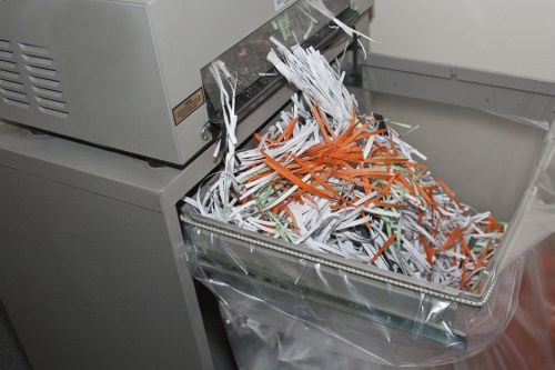 Low-carbon electric waste van parked in Anerley